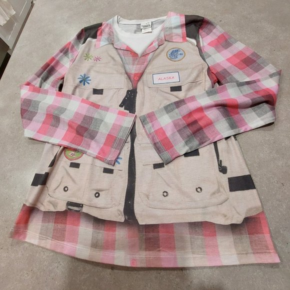 CREATIVE APPAREL CONCEPTS Women's 100% Polyester Graphic Long Sleeves Tee Med - Picture 2 of 13